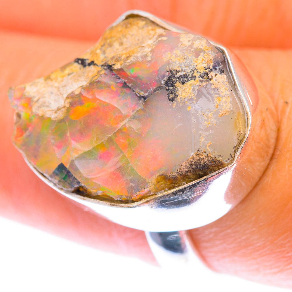 Raw Ethiopian Opal Ring Size 8 (925 Sterling Silver) RING139933