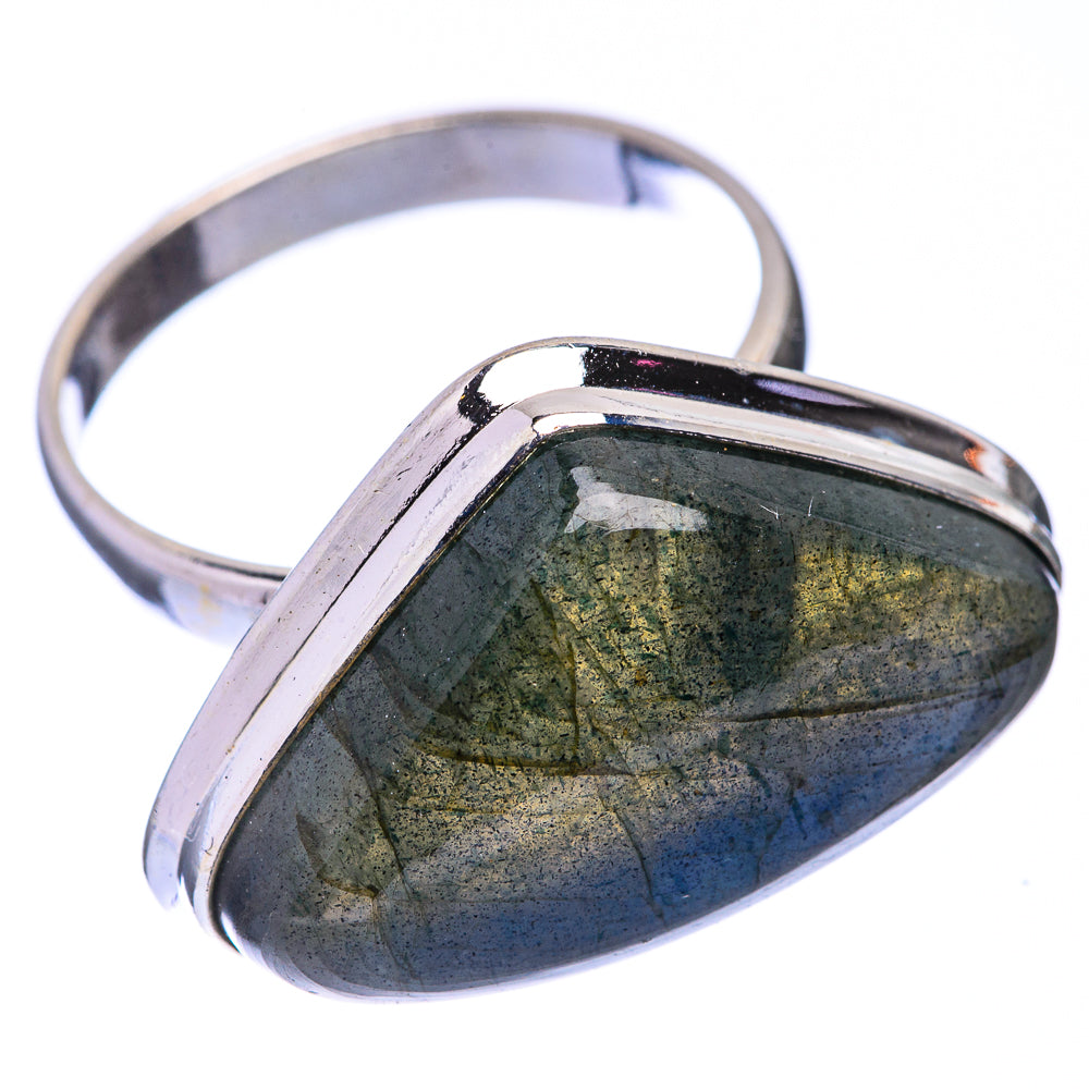 Large Labradorite Ring Size 9.5 (925 Sterling Silver) R141194