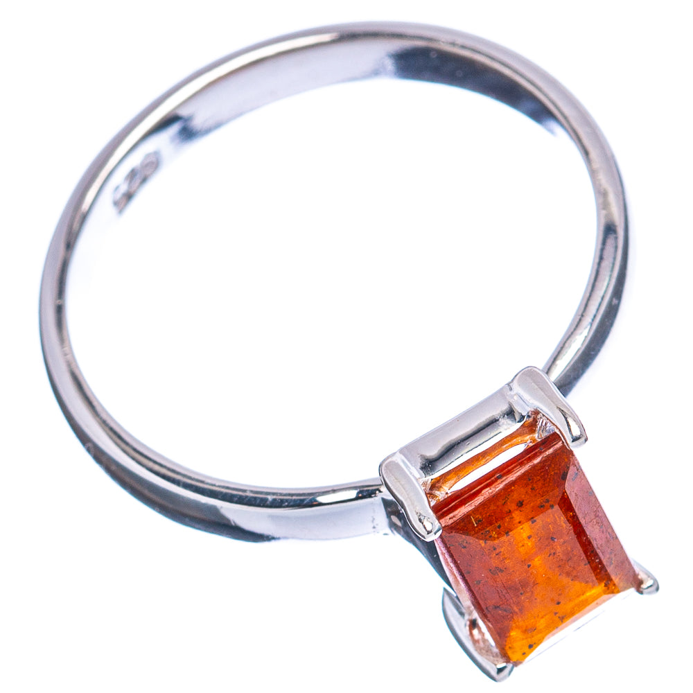 Orange Kyanite Ring Size 7 (.925 Sterling Silver)