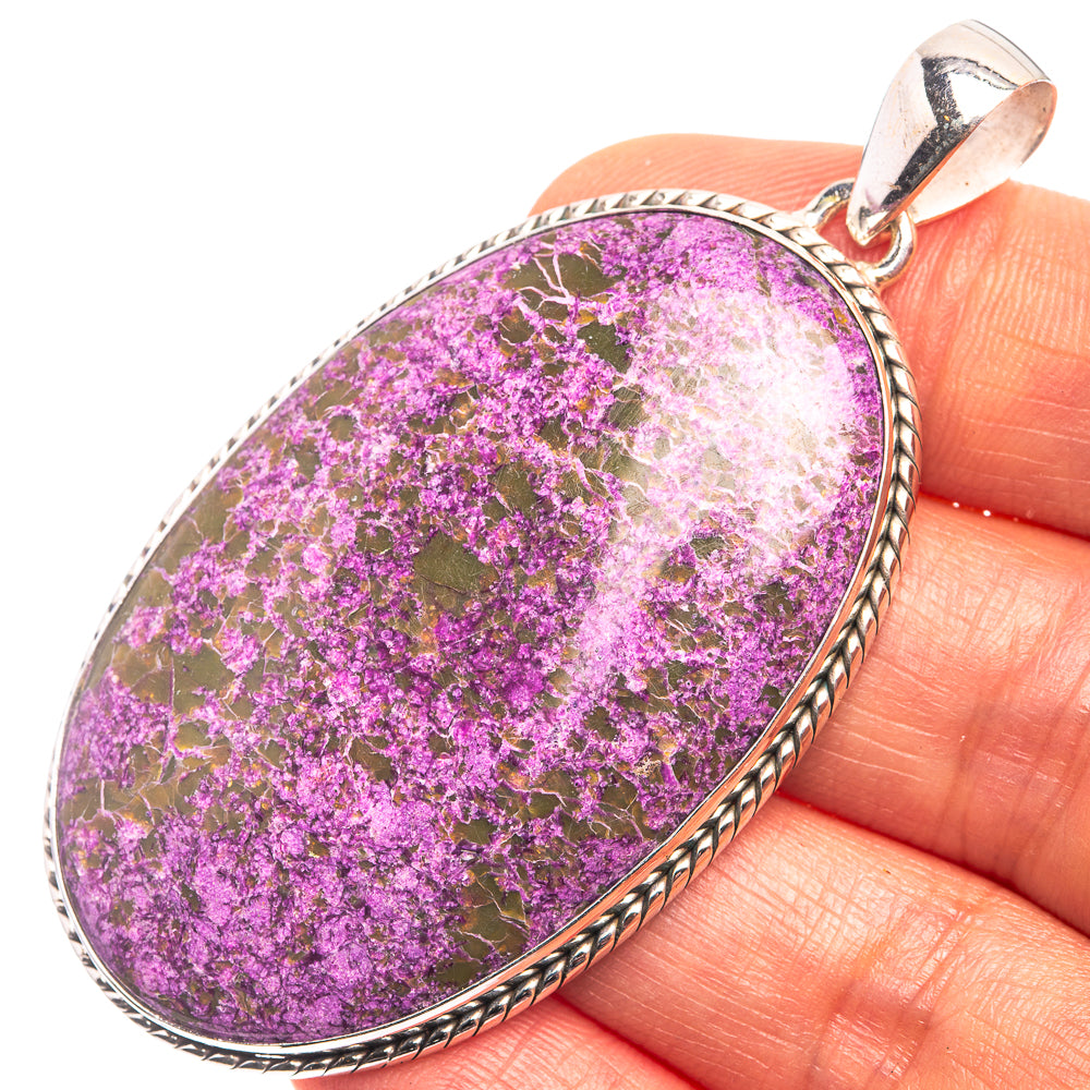 Stichtite Pendant 2 1/2" (925 Sterling Silver) P38933