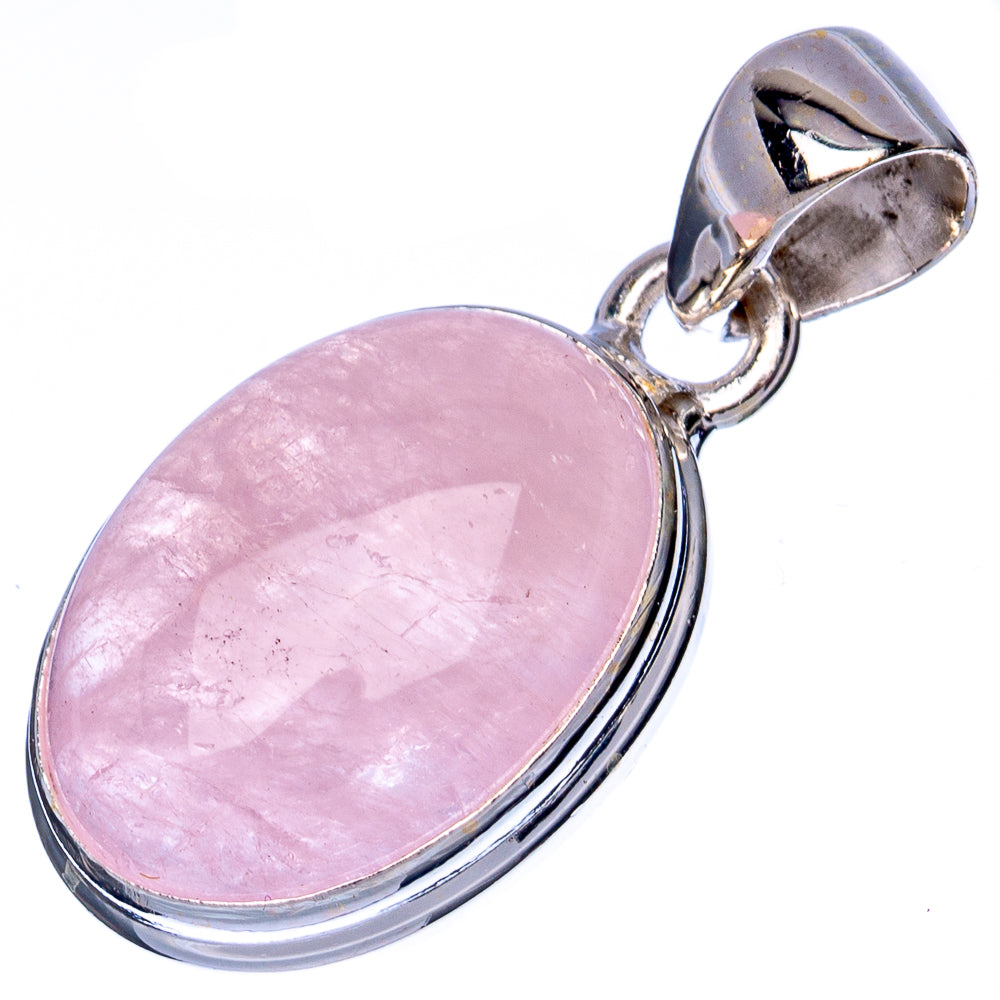 Rare Morganite Pendant 1 1/8" (925 Sterling Silver) P41335
