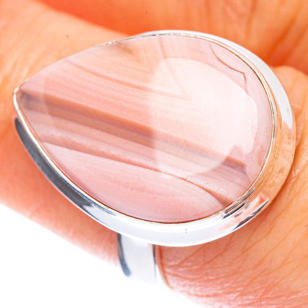 Botswana Agate Ring Size 7.75 (925 Sterling Silver) R1925