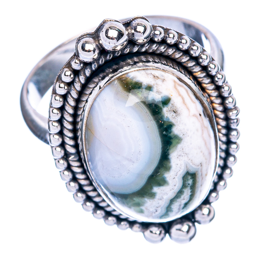 Ocean Jasper Ring Size 7 (925 Sterling Silver) R144475