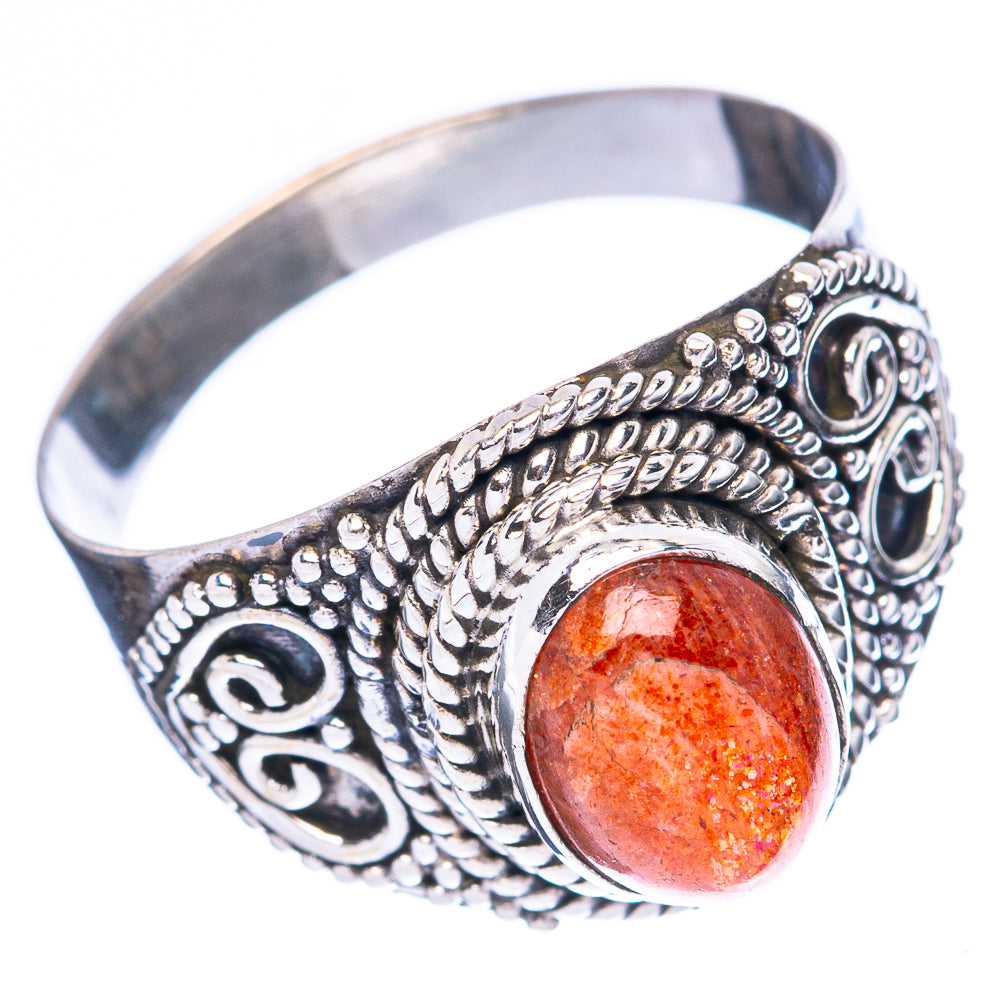 Sunstone 925 Sterling Silver Ring Size 7.75 (925 Sterling Silver) R3910