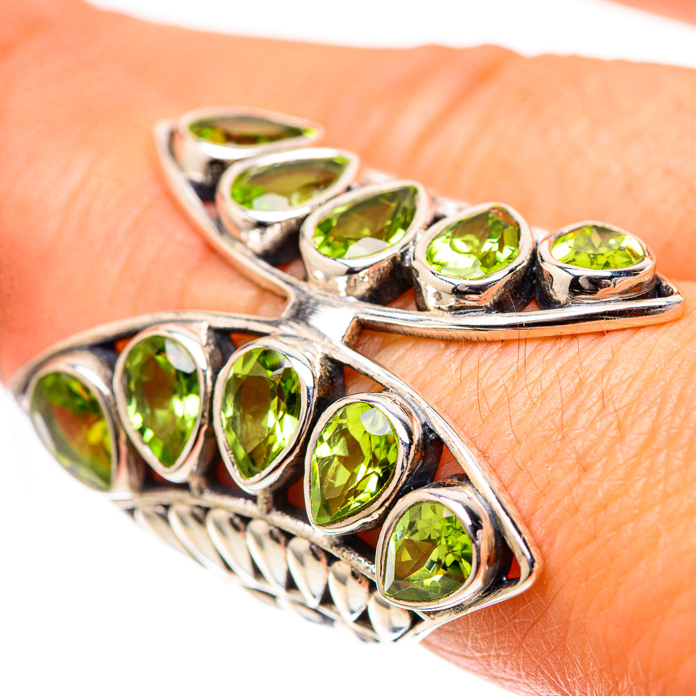 Large Peridot Ring Size 8 (925 Sterling Silver) RING139079