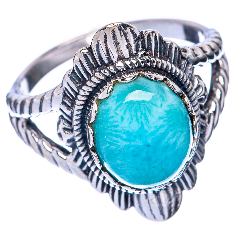 Larimar Ring Size 8 (925 Sterling Silver) R144766