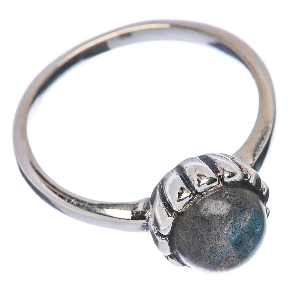Labradorite Dainty Ring Size 7 (925 Sterling Silver) R145860