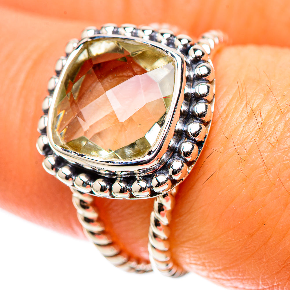 Premium Faceted Citrine Ring Size 7 (925 Sterling Silver) RING138230