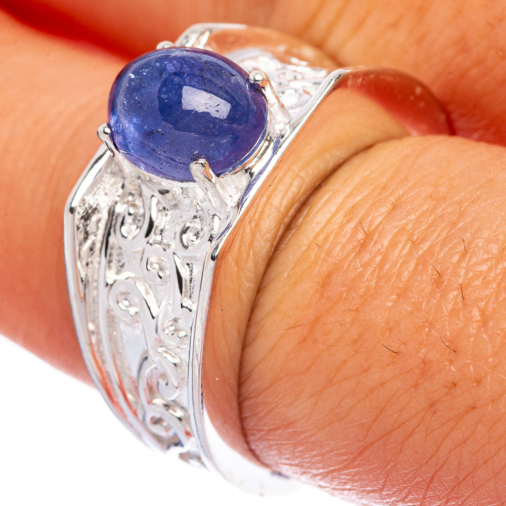 Natural Tanzanite Ring Size 7.5 (925 Sterling Silver) R146013