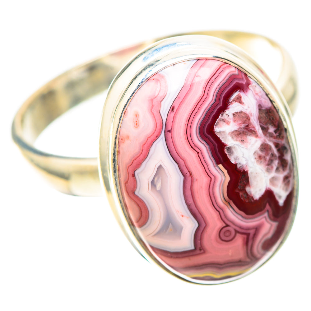Crazy Lace Agate Ring Size 10.5 (925 Sterling Silver) RING138507