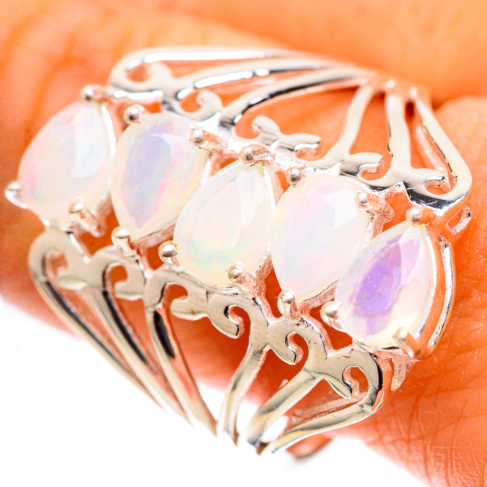 Faceted Ethiopian Opal Ring Size 10 (925 Sterling Silver) RING139226