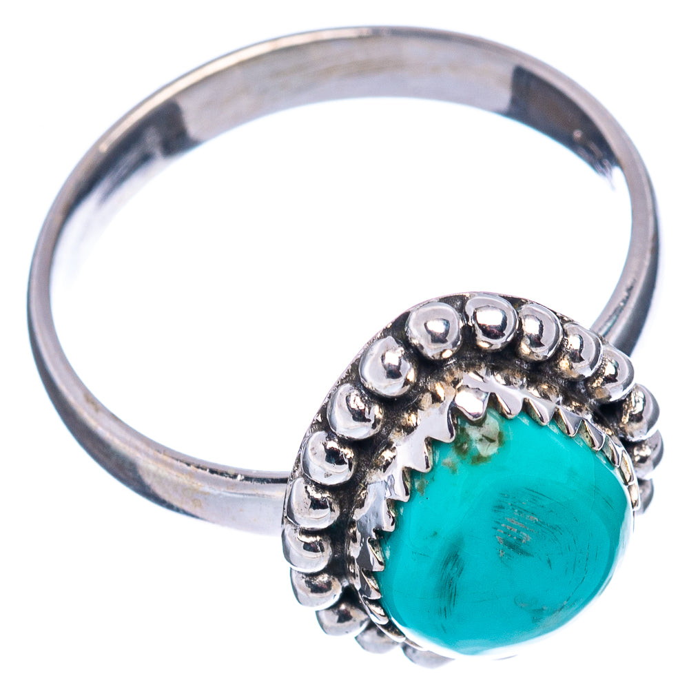 Rare Kingman Turquoise Ring Size 8.5 (.925 Sterling Silver)