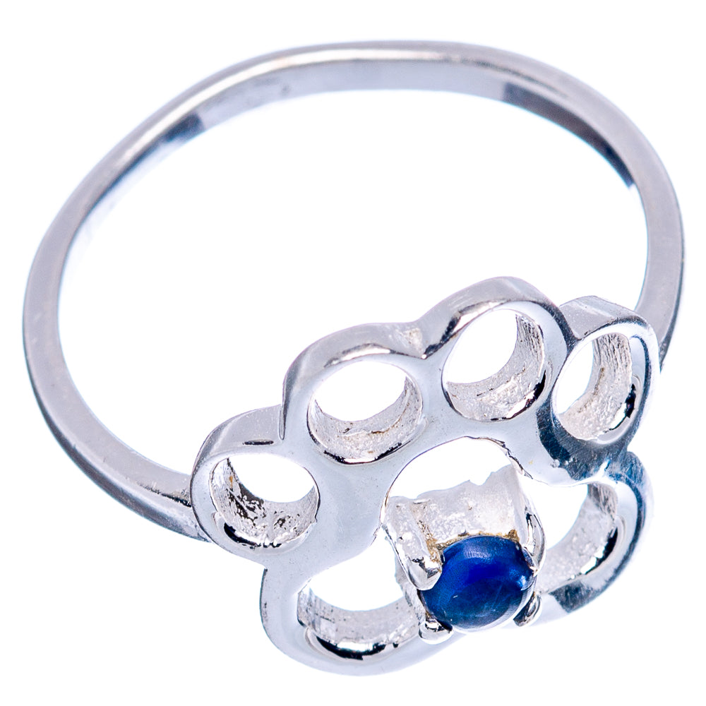 Kyanite Paw Dainty Ring Size 5.75 (.925 Sterling Silver)