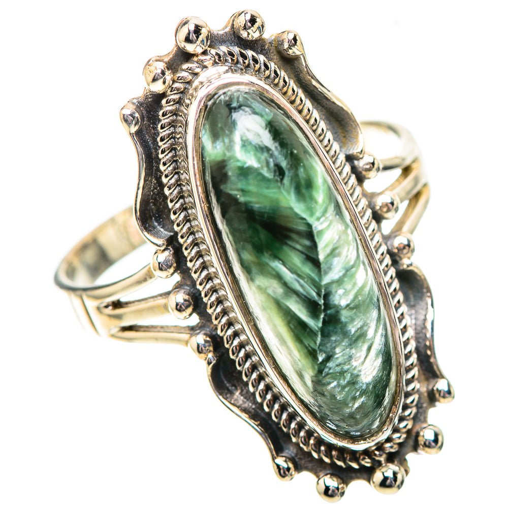 Seraphinite Ring Size 9.5 (925 Sterling Silver) RING138927