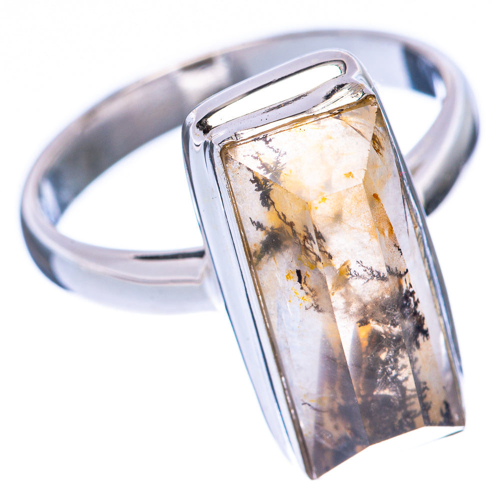 Scenic Dendritic Ring Size 8 (925 Sterling Silver) R2149