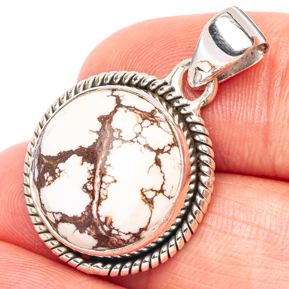Wild Horse Jasper Pendant 1 1/8" (925 Sterling Silver) P44832