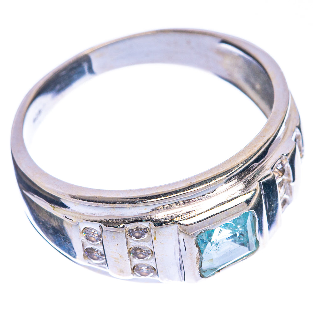 Blue Topaz Ring Size 10 (925 Sterling Silver) R1226