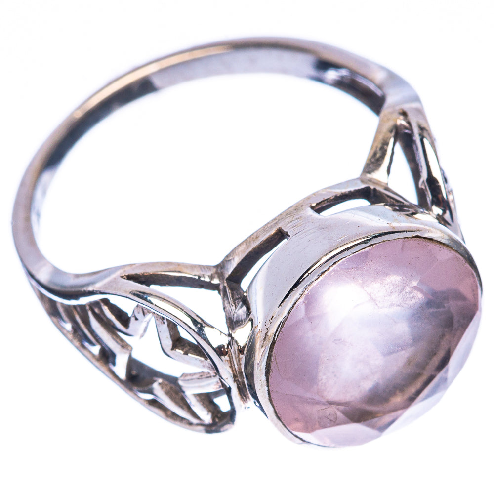 Rose Quartz Ring Size 7 (925 Sterling Silver) R3021