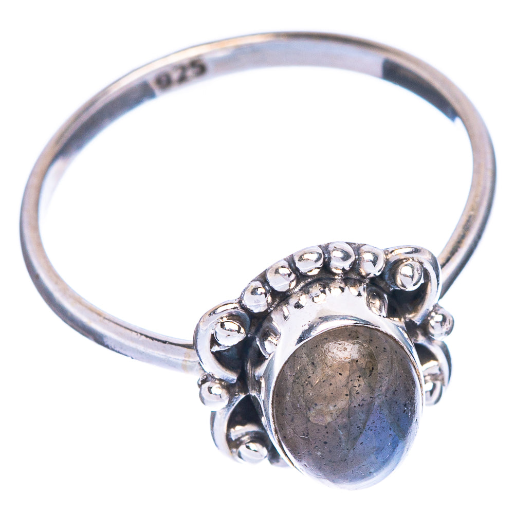 Labradorite Dainty Ring Size 6.75 (925 Sterling Silver) R1072