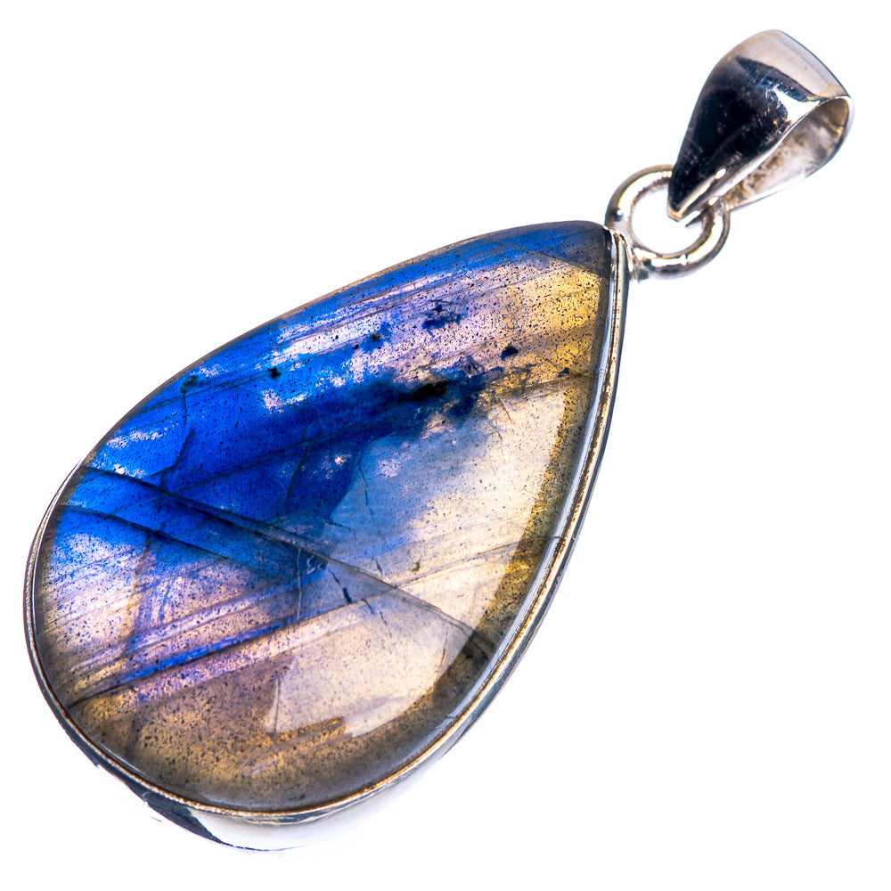 Labradorite Pendant 1 3/4" (925 Sterling Silver) P39050