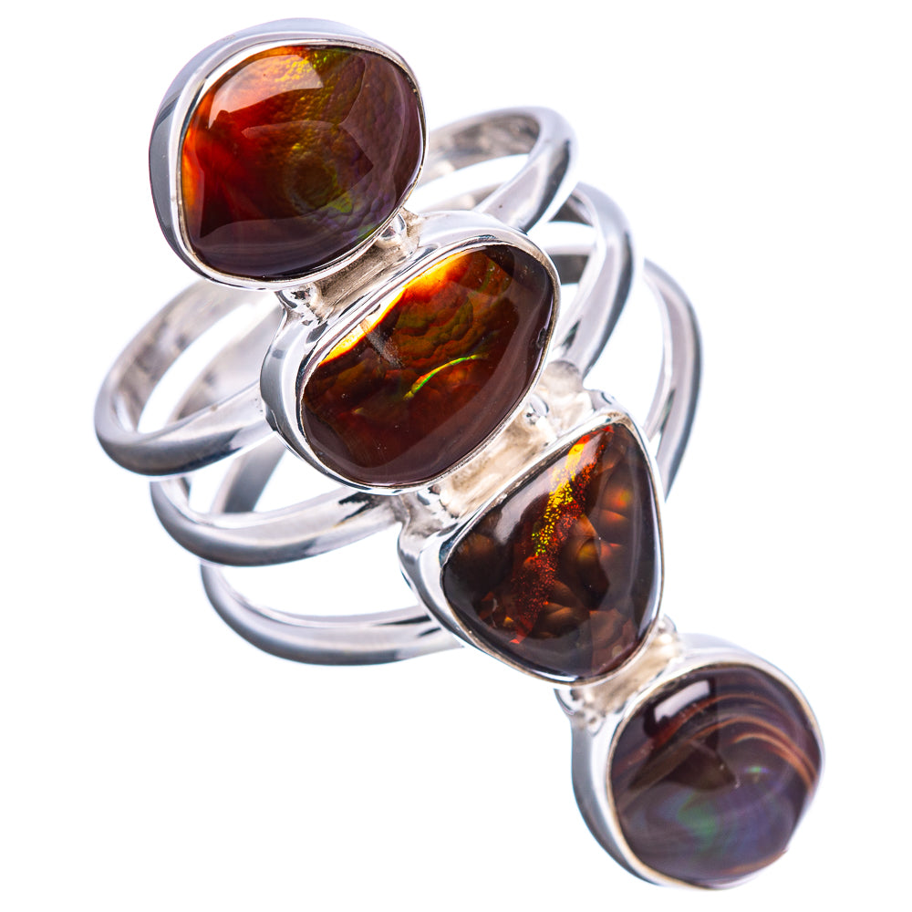 Premium Mexican Fire Opal Ring Size 9.75 (.925 Sterling Silver)