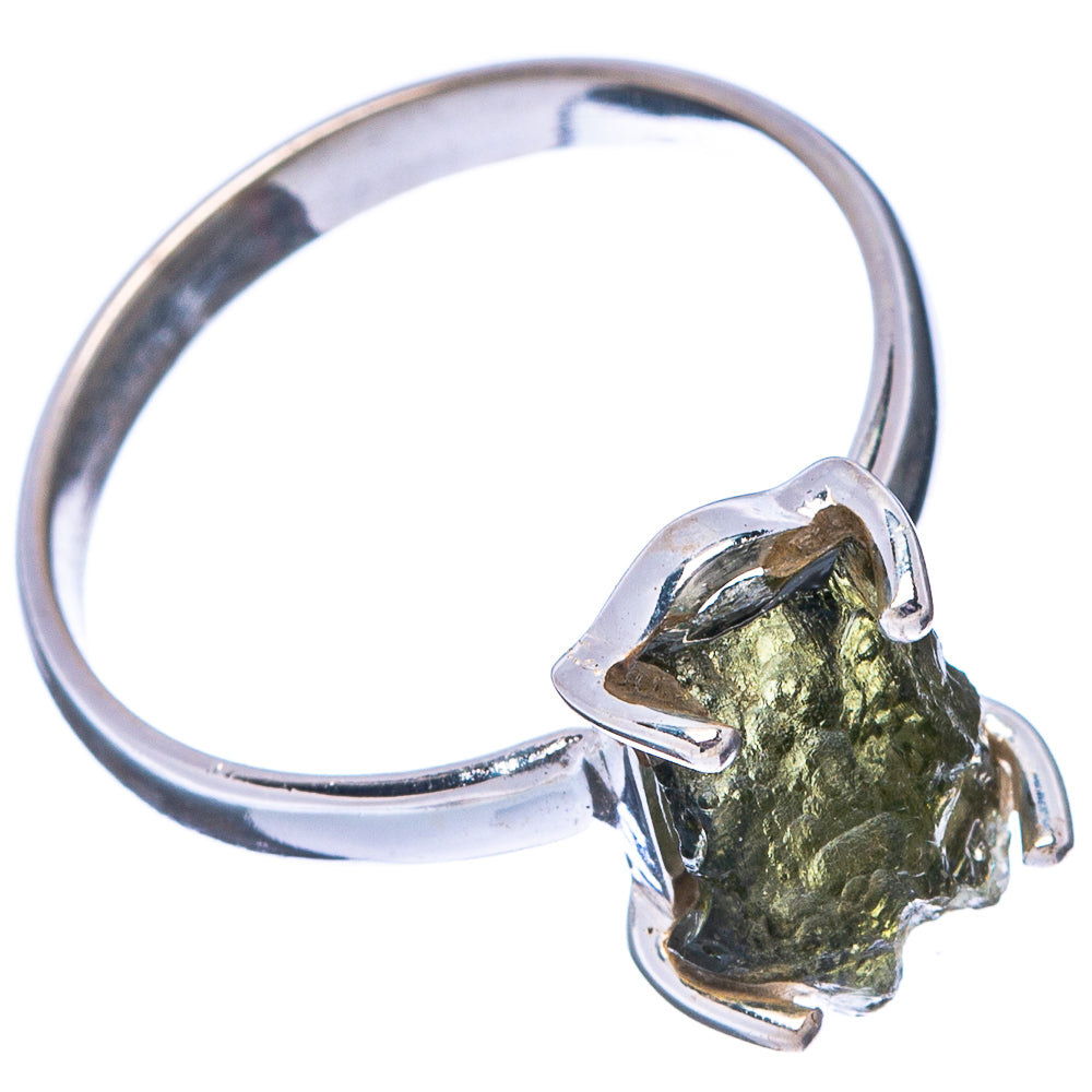 Moldavite Ring Size 8.75 (.925 Sterling Silver)