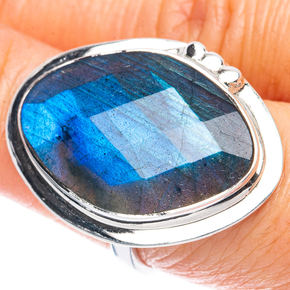 Premium Labradorite Ring Size 7.25 (925 Sterling Silver) R2587