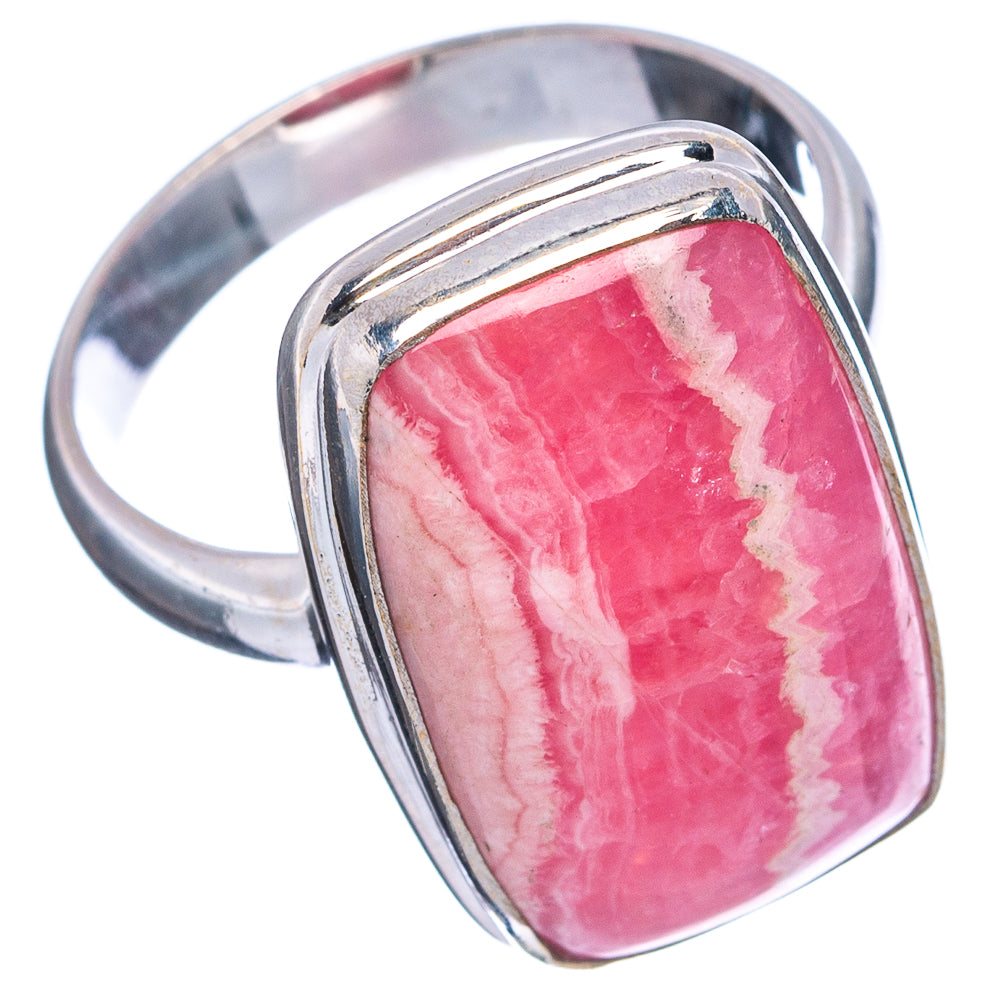 Rhodochrosite Ring Size 8 (.925 Sterling Silver)