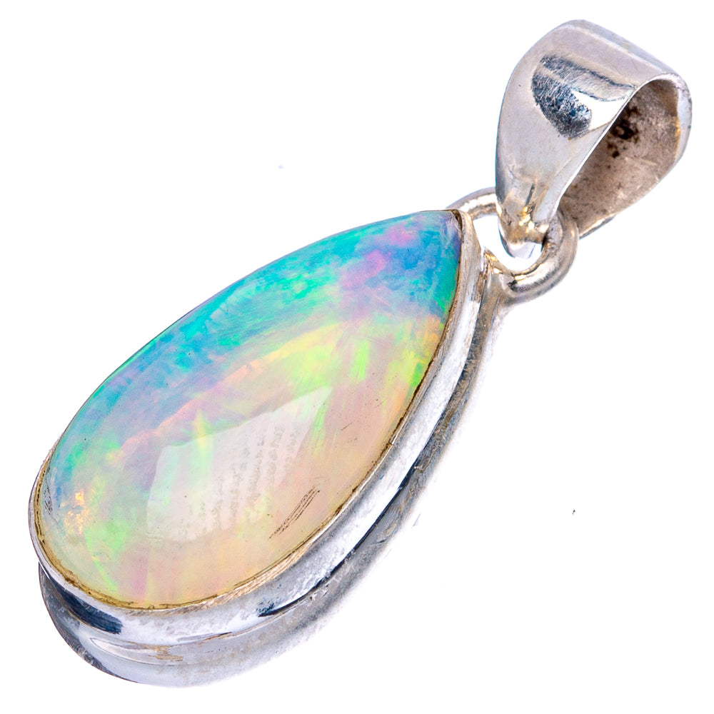 Rare Large Ethiopian Opal Pendant 1 1/8" (925 Sterling Silver) P43417