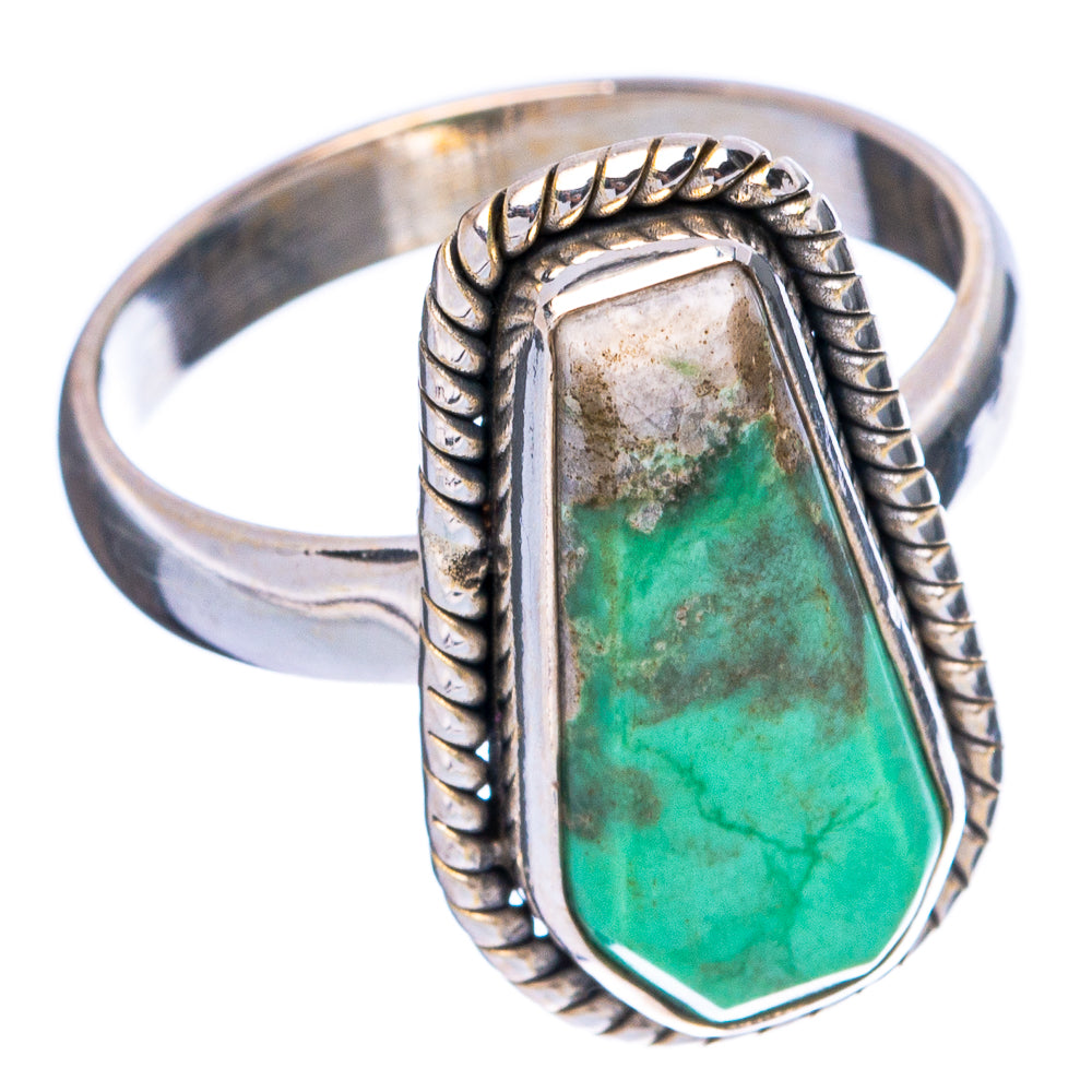 Variscite Ring Size 7.5 (925 Sterling Silver) R4910