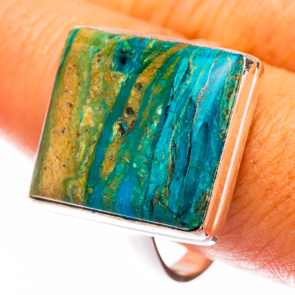 Large Peruvian Opal Ring Size 11.5 (925 Sterling Silver) R140844