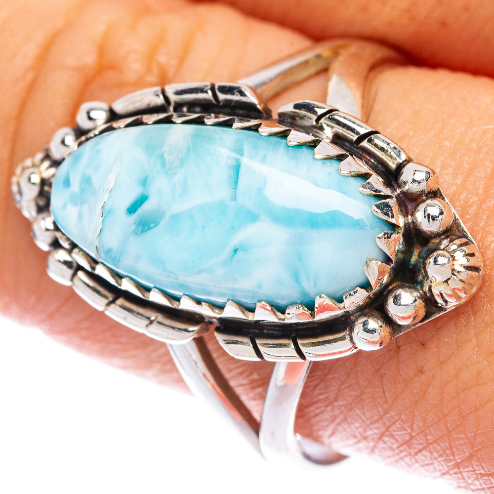Larimar Ring Size 10 (925 Sterling Silver) R144859
