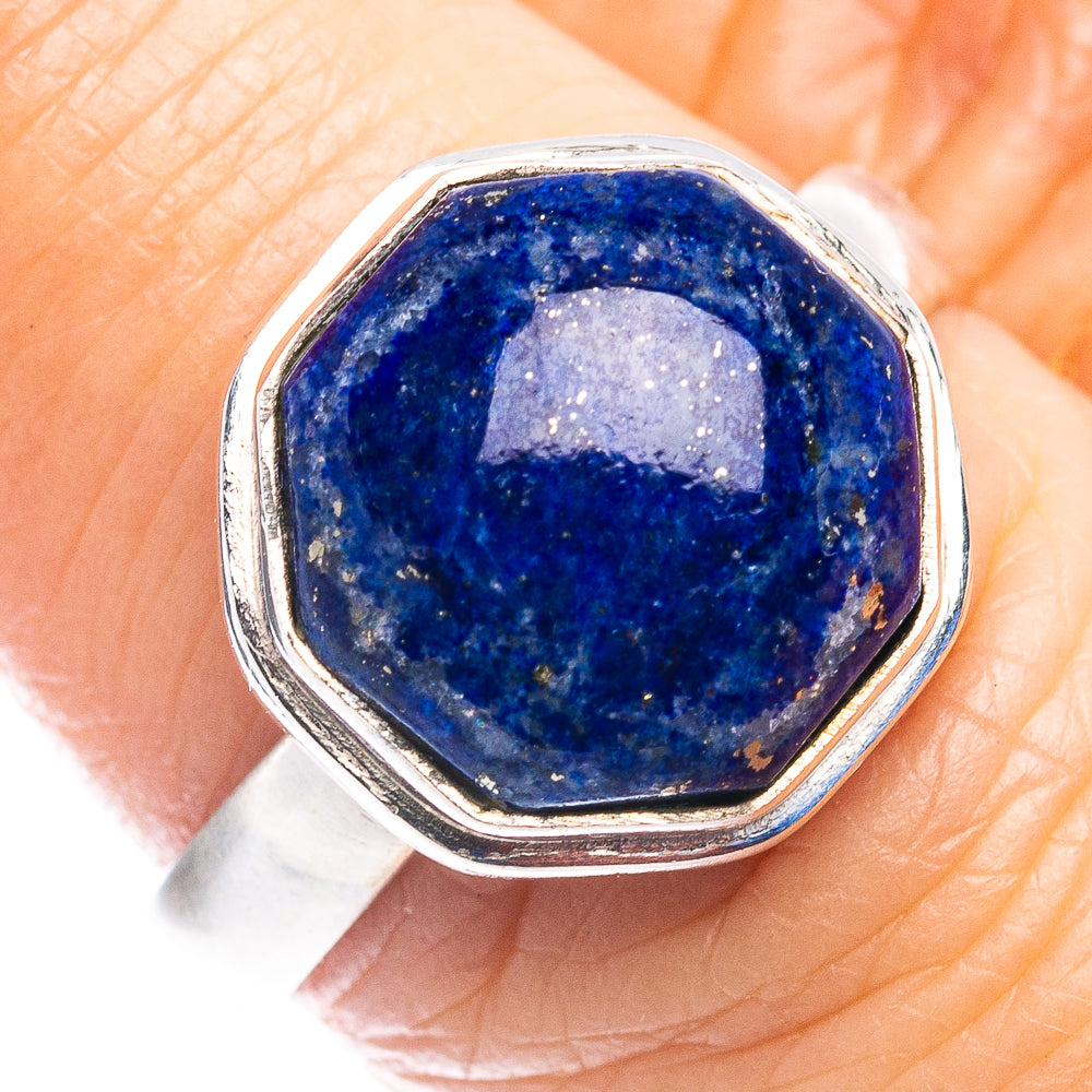 Lapis Lazuli Ring Size 8 (.925 Sterling Silver)
