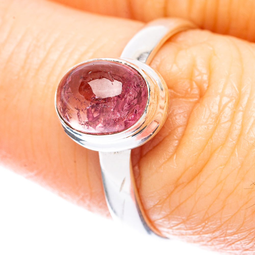 Value Pink Tourmaline Ring Size 8 (925 Sterling Silver) R3066