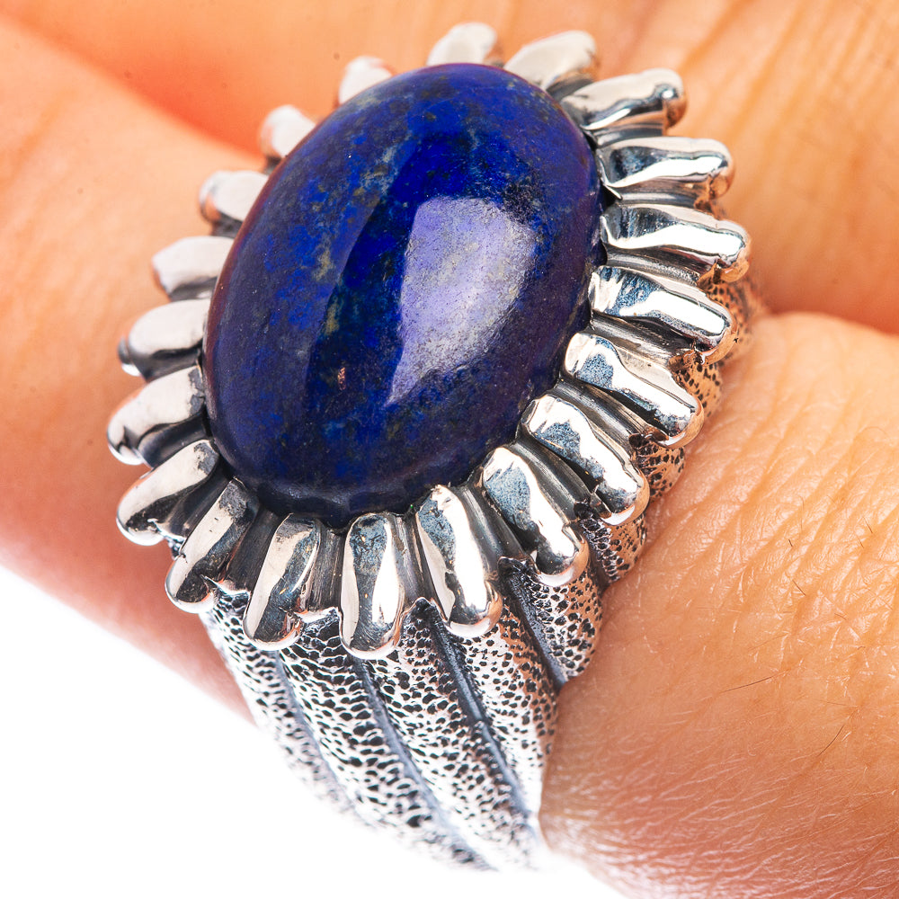 Lapis Lazuli Ring Size 7.25 (925 Sterling Silver) R142373