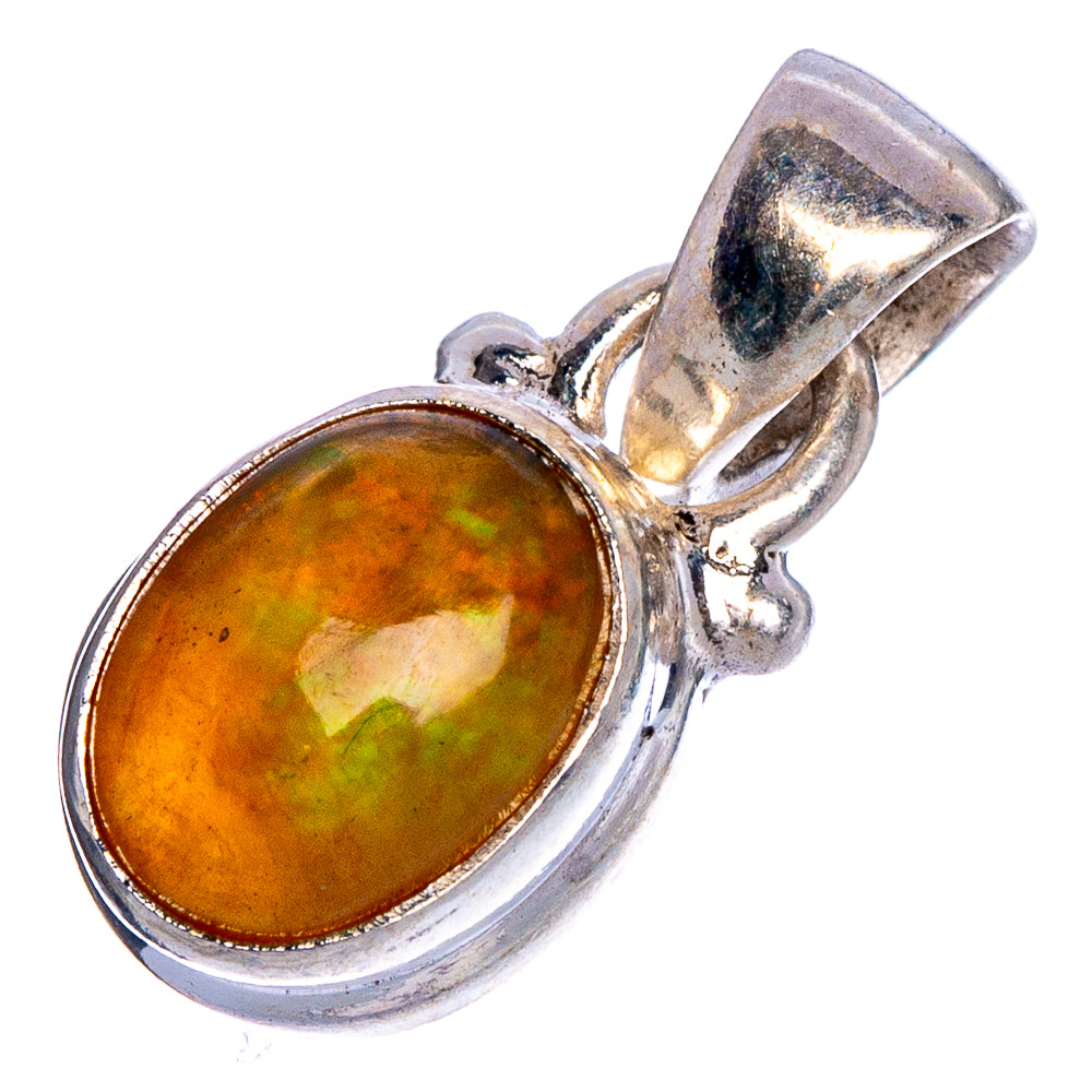 Rare Ethiopian Opal Pendant 3/4" (925 Sterling Silver) P40675