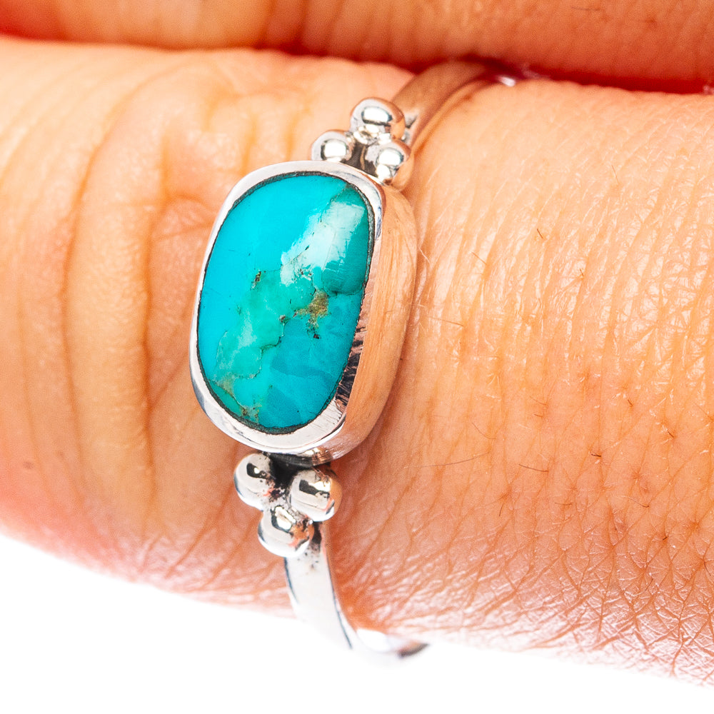Rare Arizona Turquoise Ring Size 9.25 (925 Sterling Silver) R4856