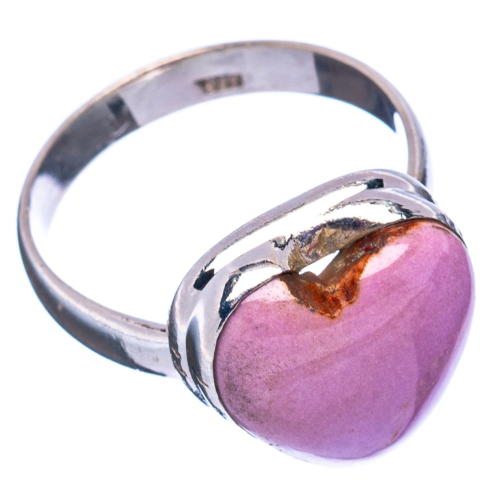 Phosphosiderite Heart Ring Size 7.5 (.925 Sterling Silver)