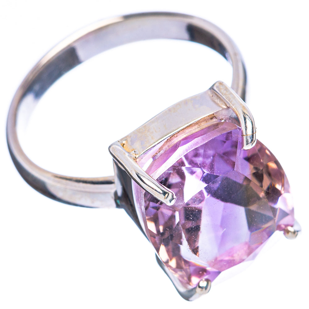 Faceted Ametrine Ring Size 7 (925 Sterling Silver) R4548