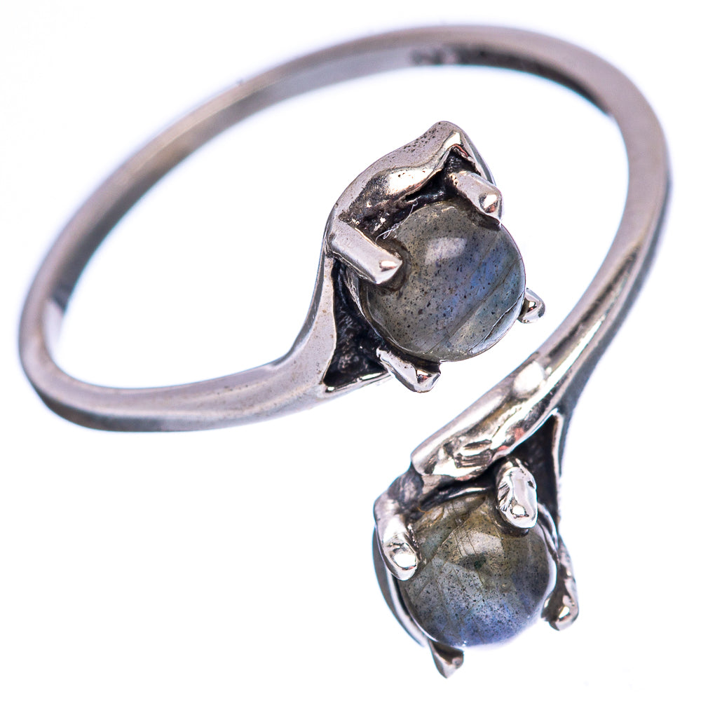 Dainty Labradorite Ring Size 6 (.925 Sterling Silver)