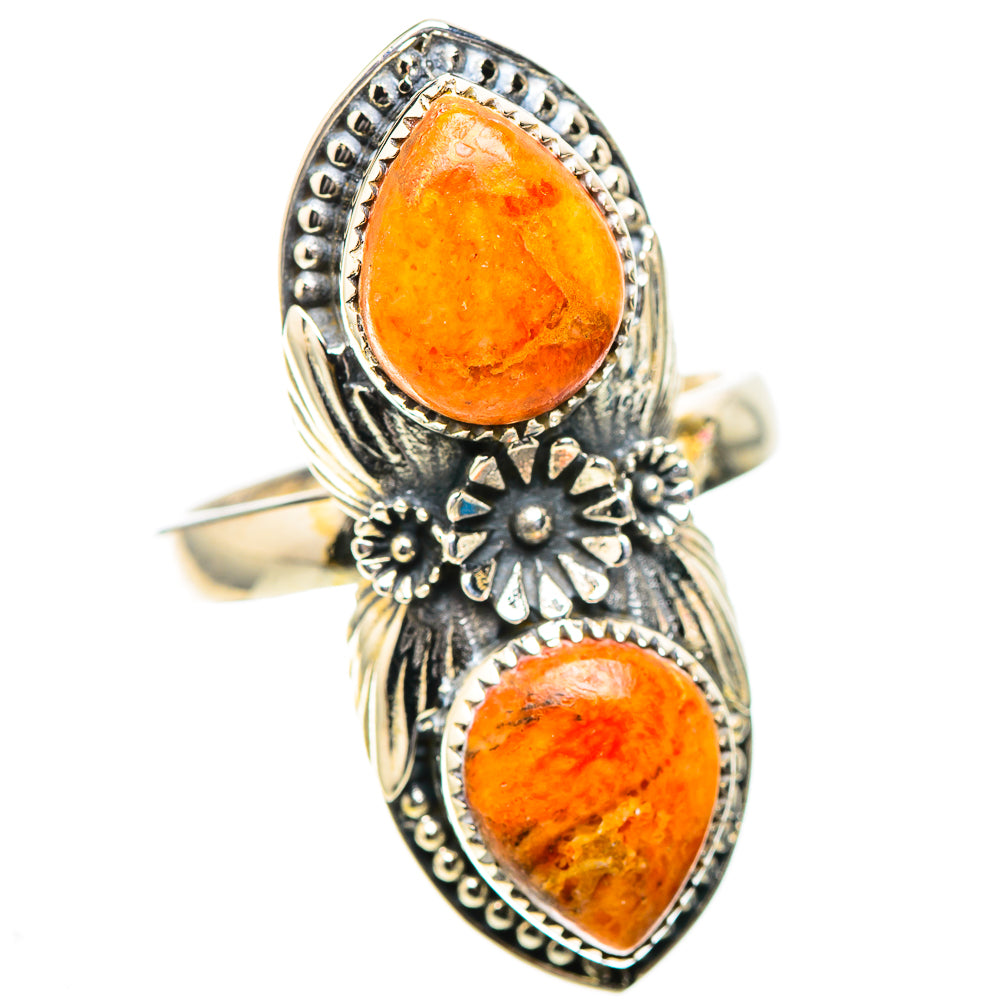 Sponge Coral Ring Size 7.75 (925 Sterling Silver) RING138827