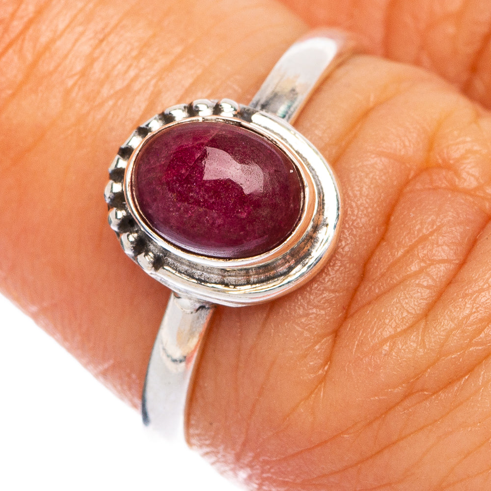 Pink Tourmaline Dainty Ring Size 6 (925 Sterling Silver) R145439