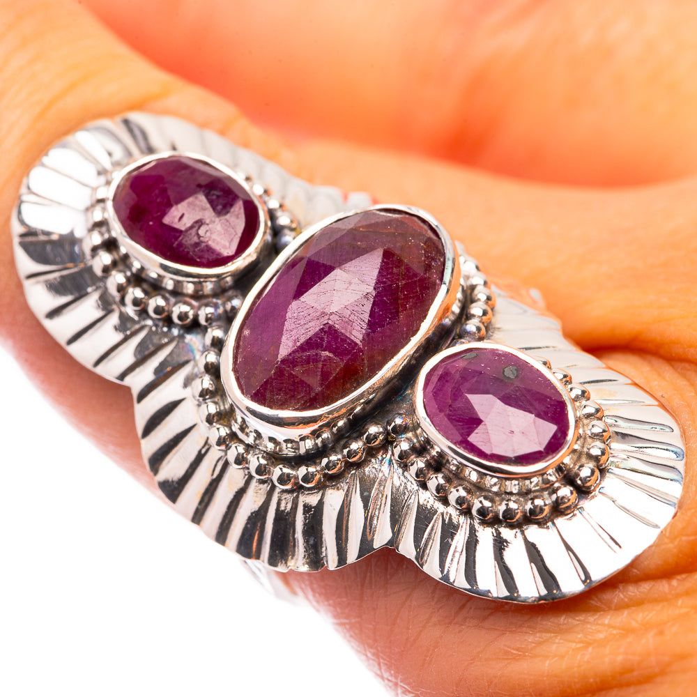 Signature Ruby Ring Size 8 (925 Sterling Silver) R141723