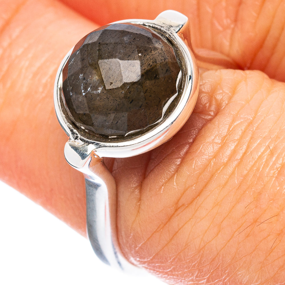 Premium Labradorite 925 Sterling Silver Ring Size 6.75 Ana Co R3621