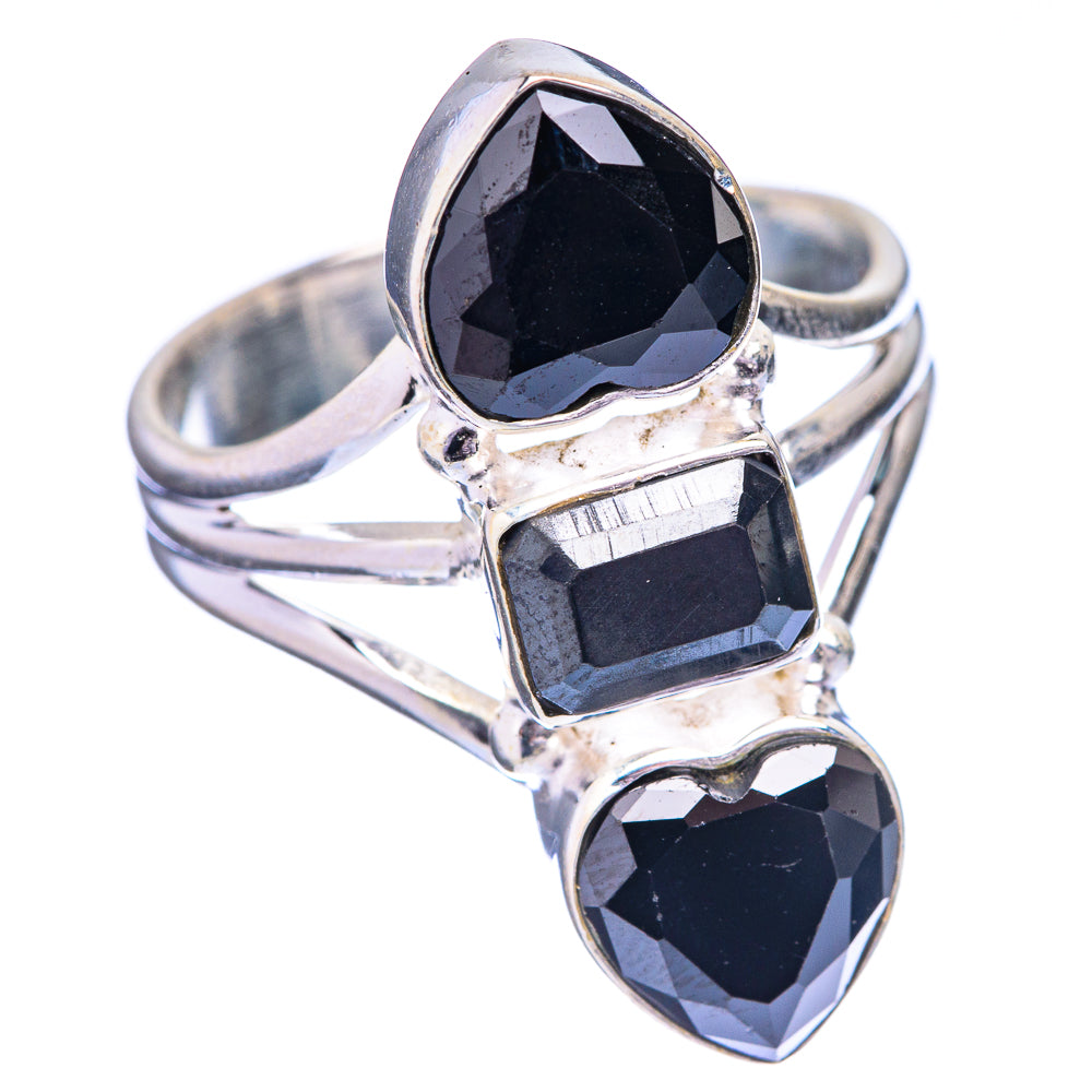 Black Onyx Ring Size 8 (925 Sterling Silver) R142678