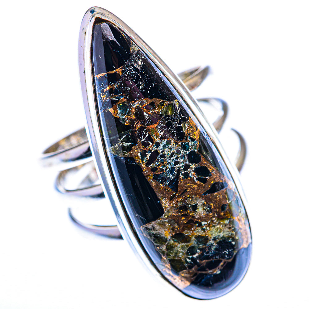 Large Mohave Black Onyx Ring Size 10.75 (925 Sterling Silver) RING140236