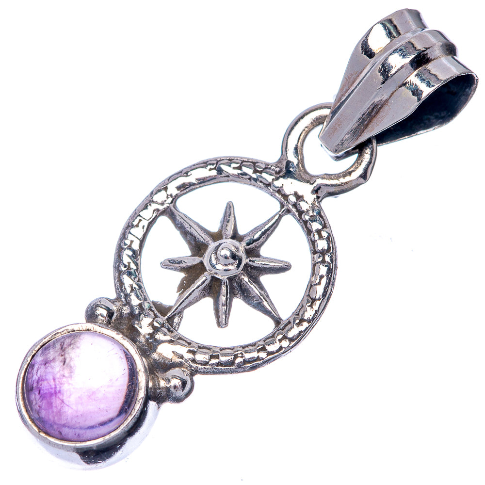 Amethyst Dainty Pendant 1 1/8" (925 Sterling Silver) P39897