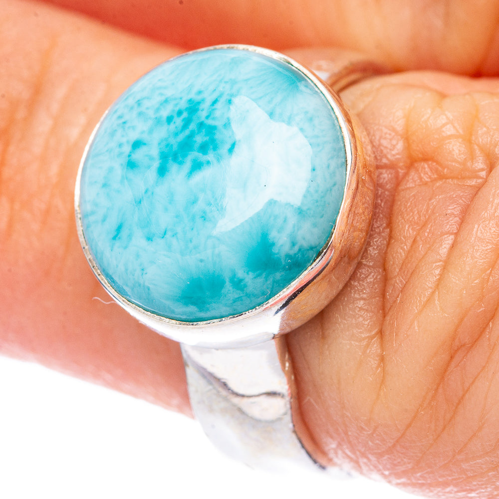 Larimar Ring Size 5.75 (925 Sterling Silver) R1703