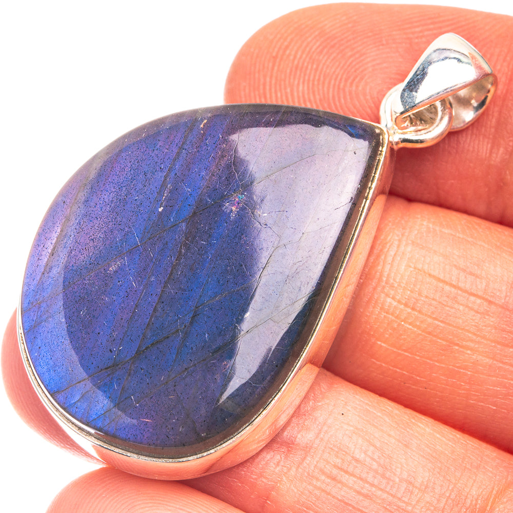 Labradorite Pendant 1 3/4" (925 Sterling Silver) P38833