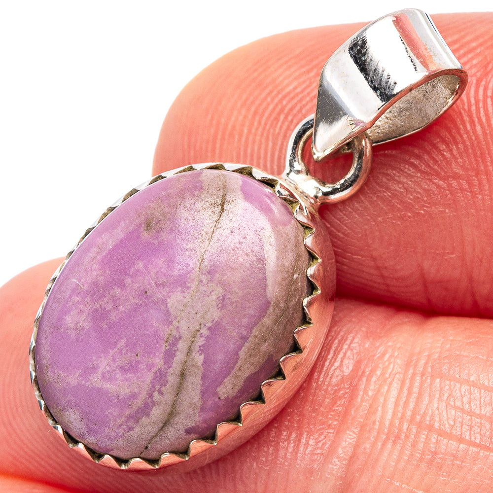 Phosphosiderite Pendant 1 1/8" (.925 Sterling Silver)